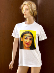 02. "IGNORANT"  Vincent Gallo 2020 one-of-a-kind, hand made T-shirt