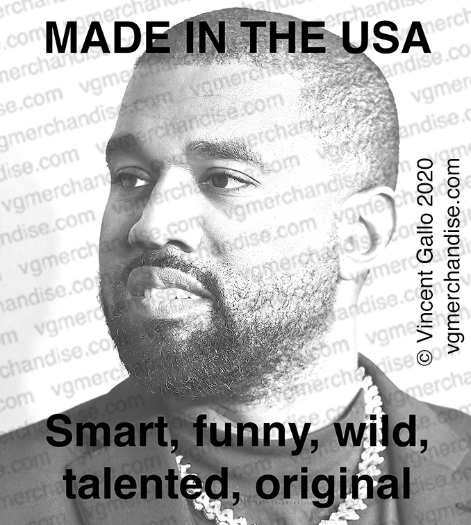10. ?MADE IN THE USA?  Vincent Gallo 2020 (print detail)
