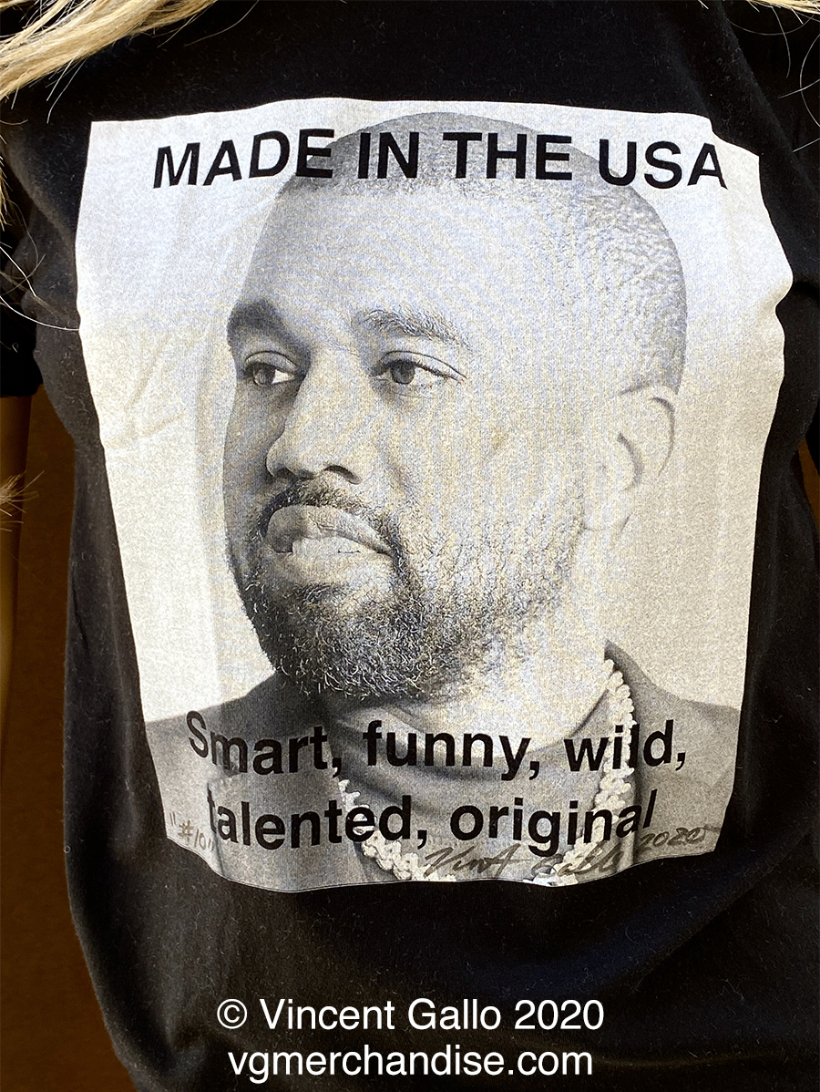 10. ?MADE IN THE USA?  Vincent Gallo 2020 (modeled detail)