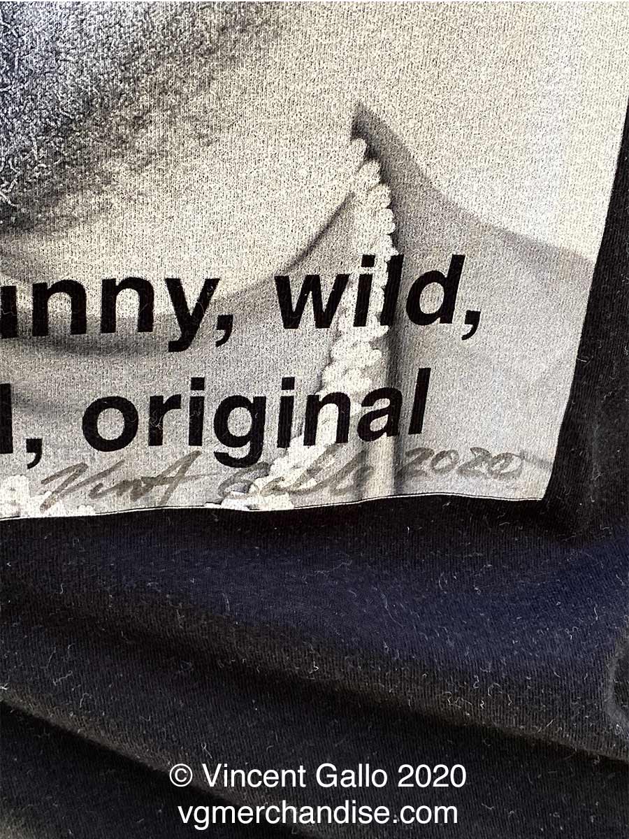 10. ?MADE IN THE USA?  Vincent Gallo 2020 (signed print detail)