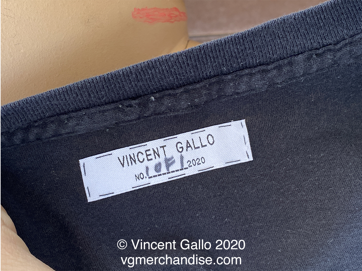 14. ?Melania? Vincent Gallo 2020 (neck label)