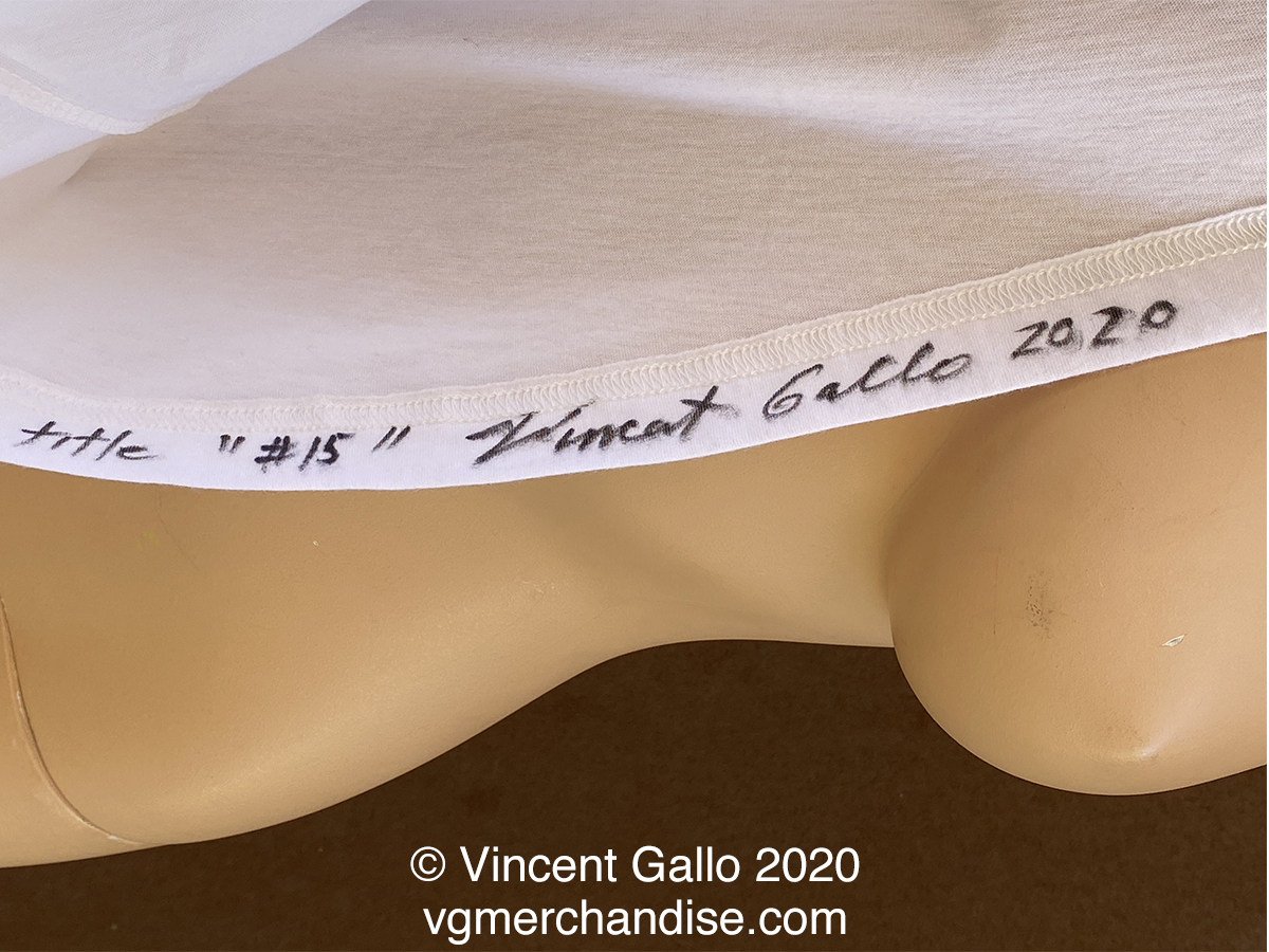 15. ?HERO?  Vincent Gallo 2020 (signed hem)