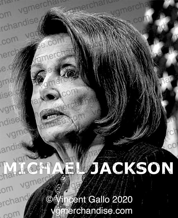 16. ?MICHAEL JACKSON?  Vincent Gallo 2020 (print detail)