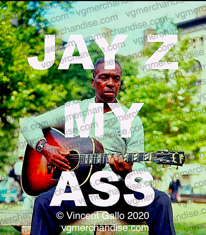 19. ?JAY Z  MY ASS?  Vincent Gallo 2020 (print detail)