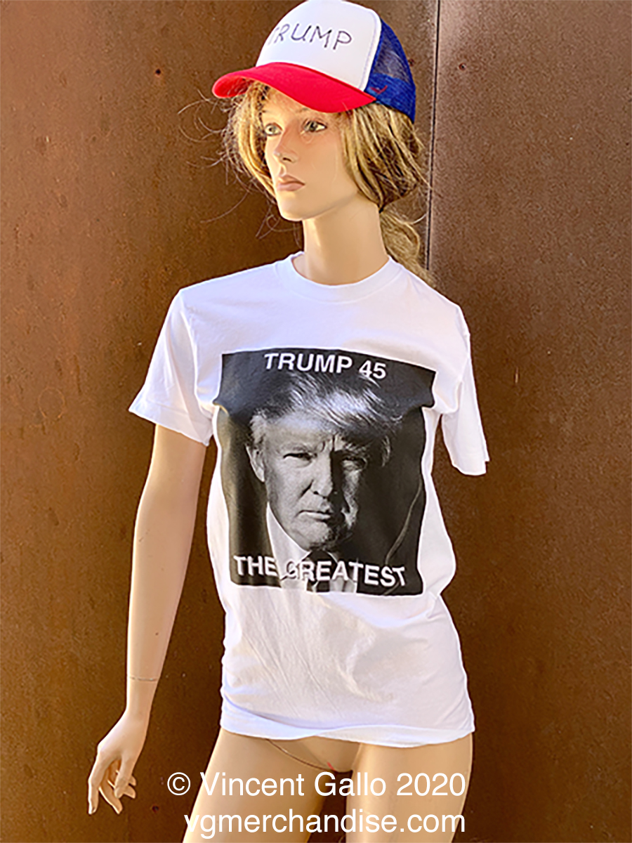 22. ?TRUMP 45?  Vincent Gallo 2020 (modeled)