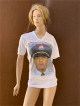 23. "COPS LIVES MATTER MORE"  Vincent Gallo 2020 one-of-a-kind, hand made T-shirt