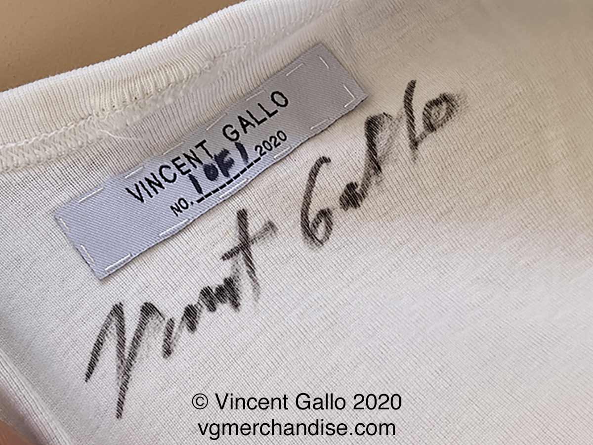 25. ?FED EX SUCKS?  Vincent Gallo 2020 (neck label)