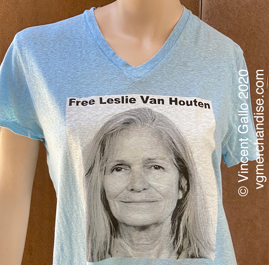26. ?FREE LESLIE VAN HOUTEN?  Vincent Gallo 2020 (modeled)