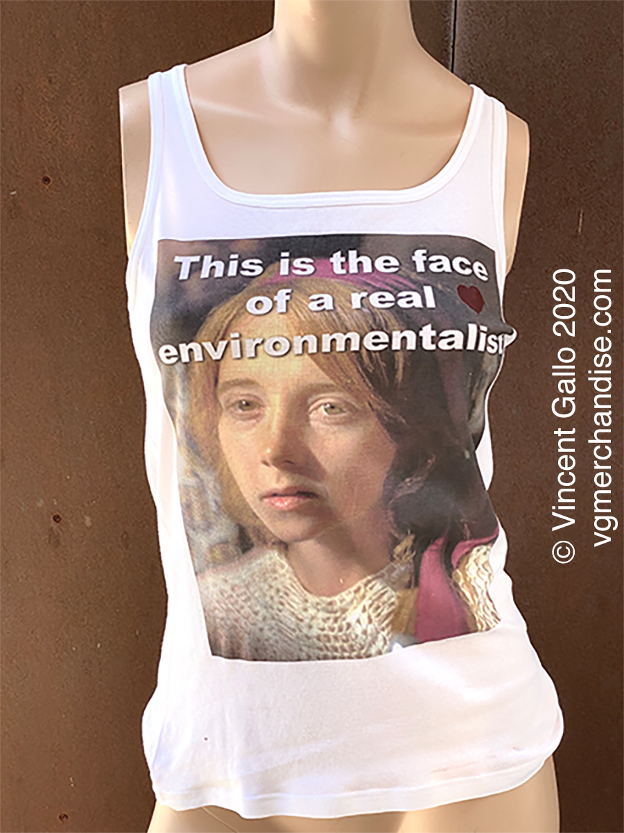 27. ?A REAL ENVIRONMENTALIST?  Vincent Gallo 2020 (modeled)
