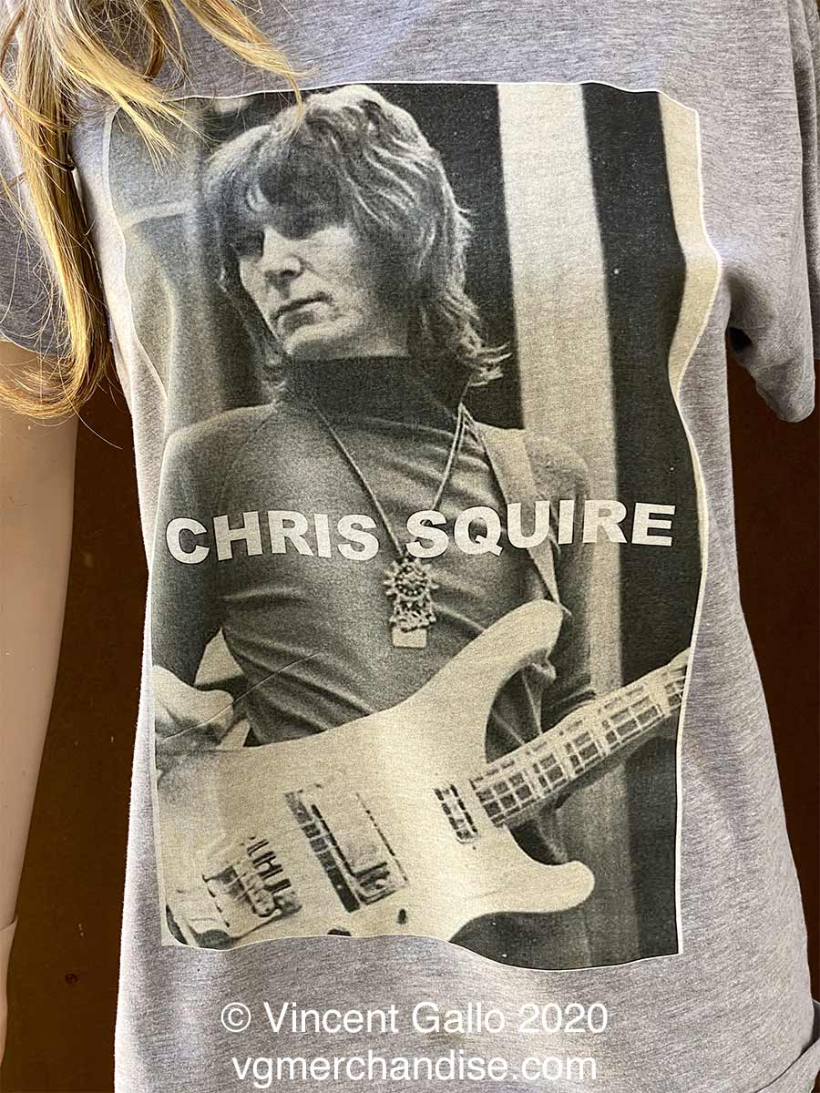 28. ?CHRIS SQUIRE?  Vincent Gallo 2020 (modeled print detail 2)