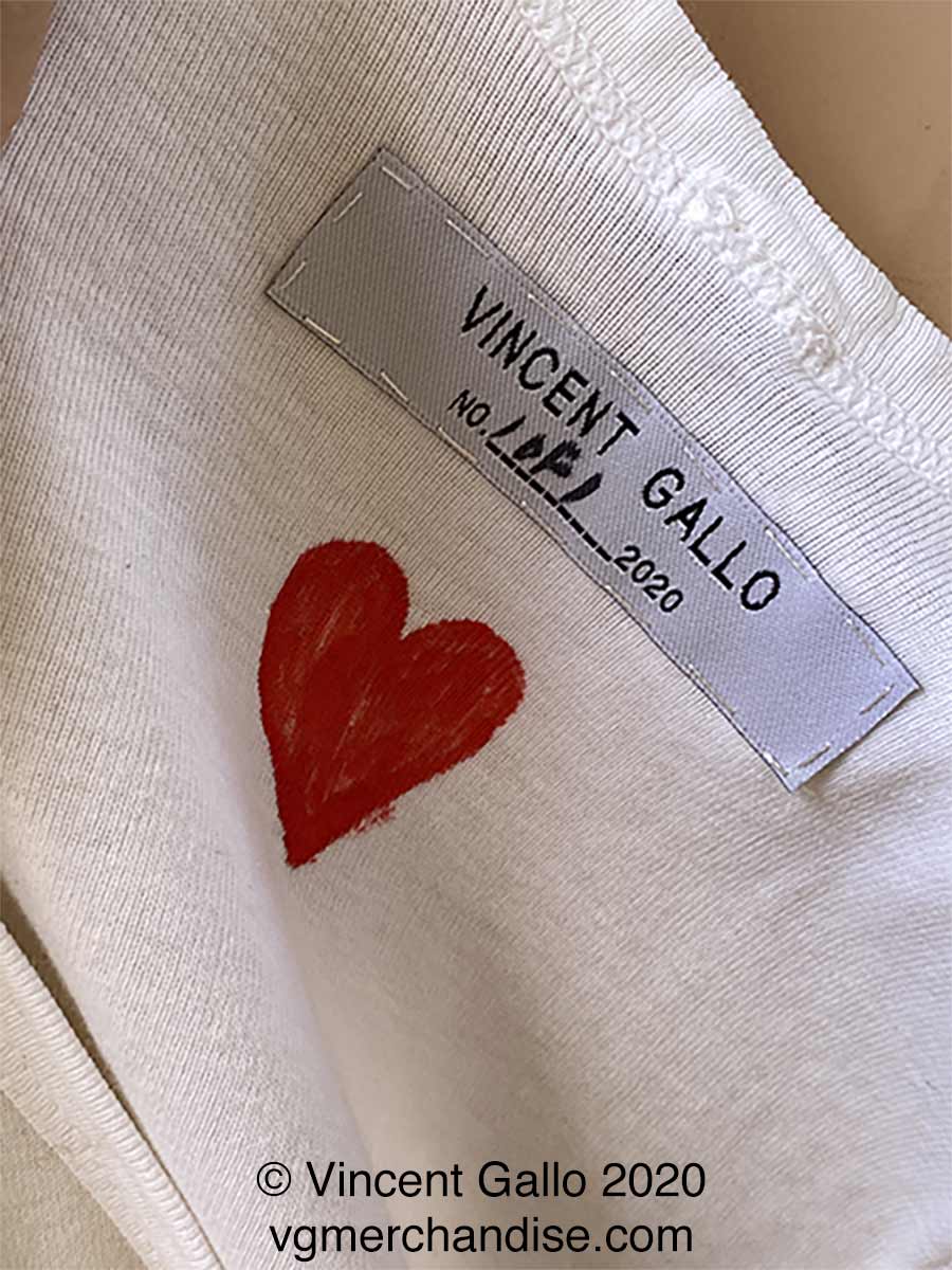 34. ?SAGE STALLONE?  Vincent Gallo 2020 (neck label)