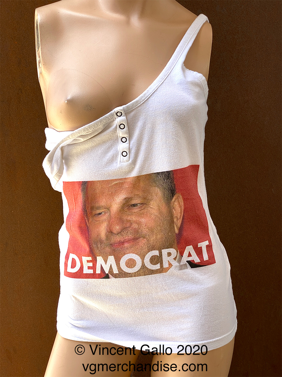 36. ?DEMOCRAT?  Vincent Gallo 2020 (modeled)