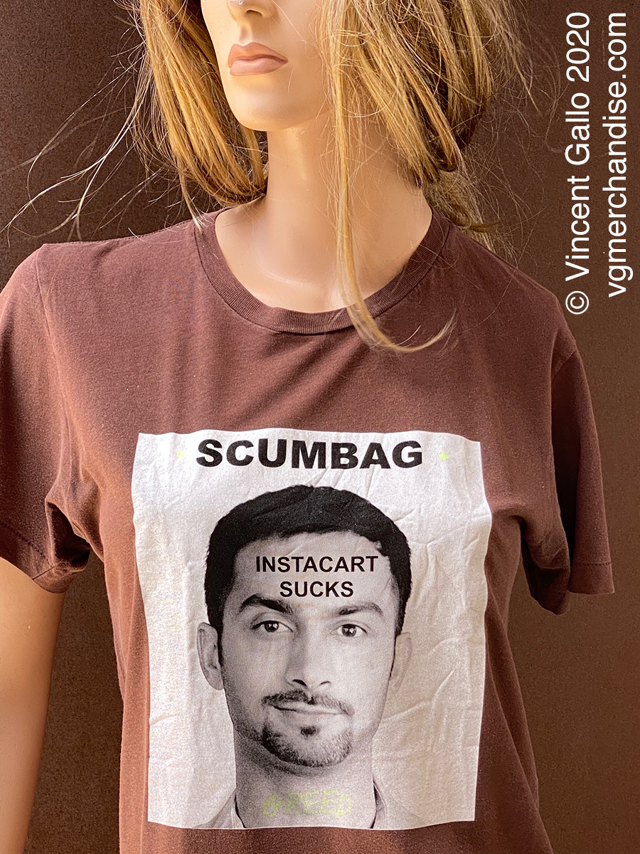 46. ?SCUMBAG?  Vincent Gallo 2020 (modeled)
