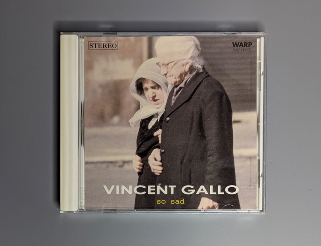 So Sad Stereo Single CD New Opened and signed by Vincent Gallo