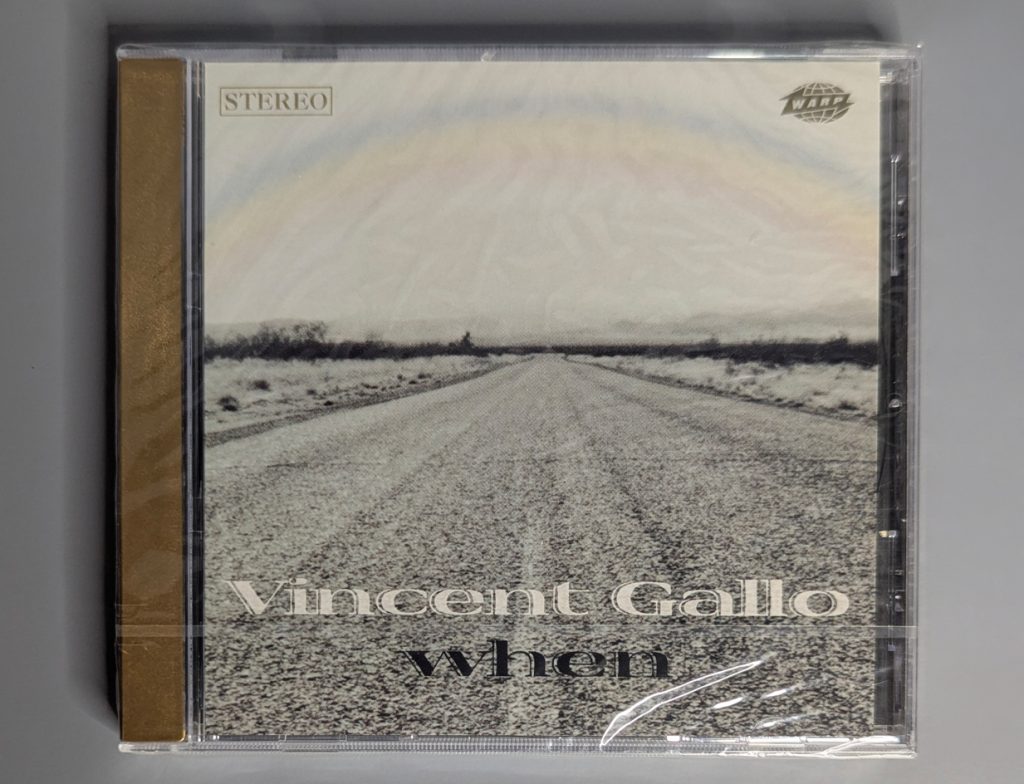 Vincent Gallo When French Edition CD Stereo