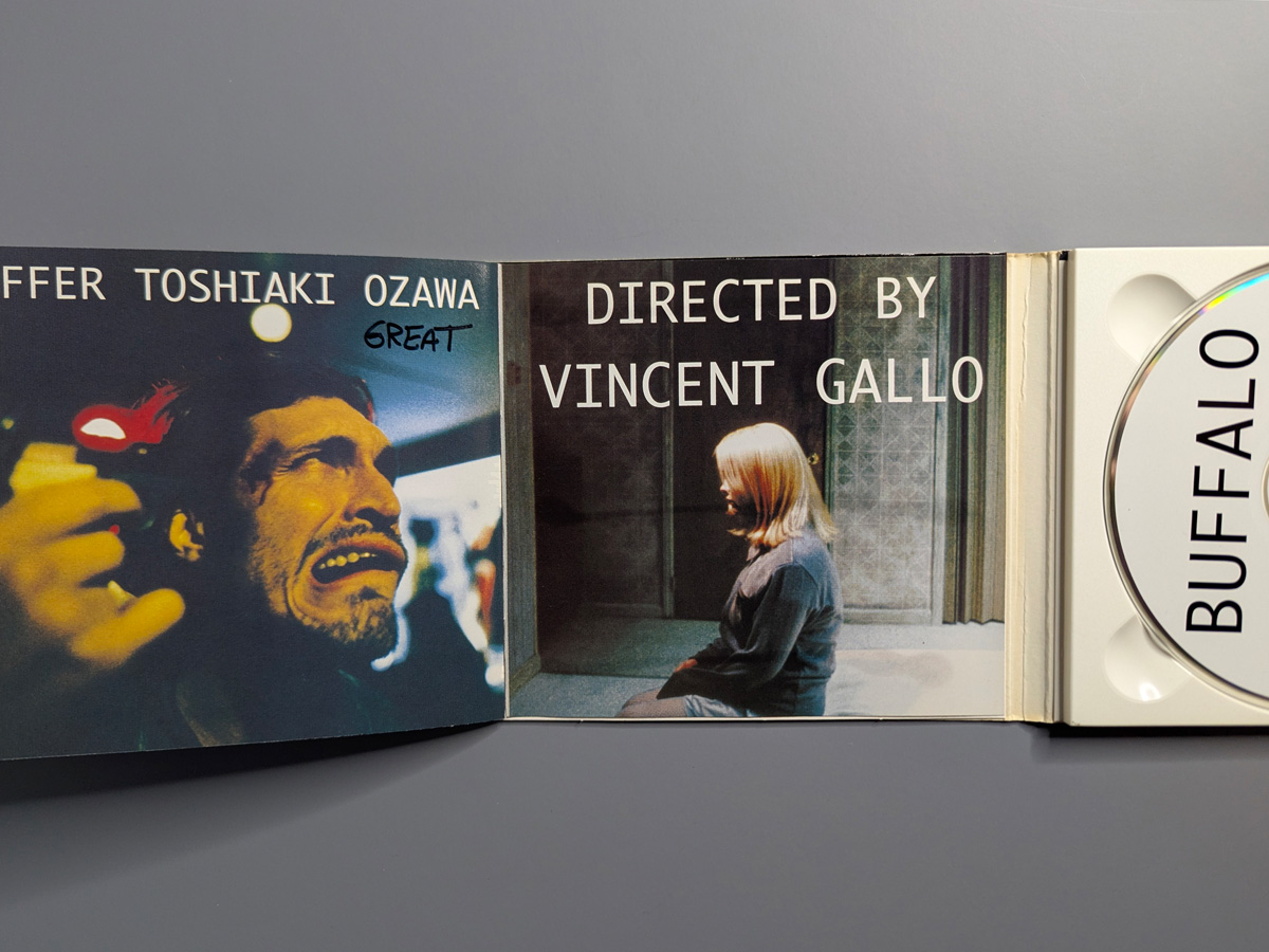 Vincent Gallo Buffalo 66 Original Motion Picture Soundtrack Deluxe Digipak CD Very Rare Out of Print Customized by Vincent Gallo