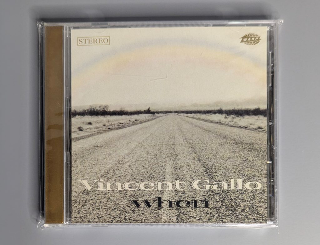 Vincent Gallo When Standard Edition Stereo CD