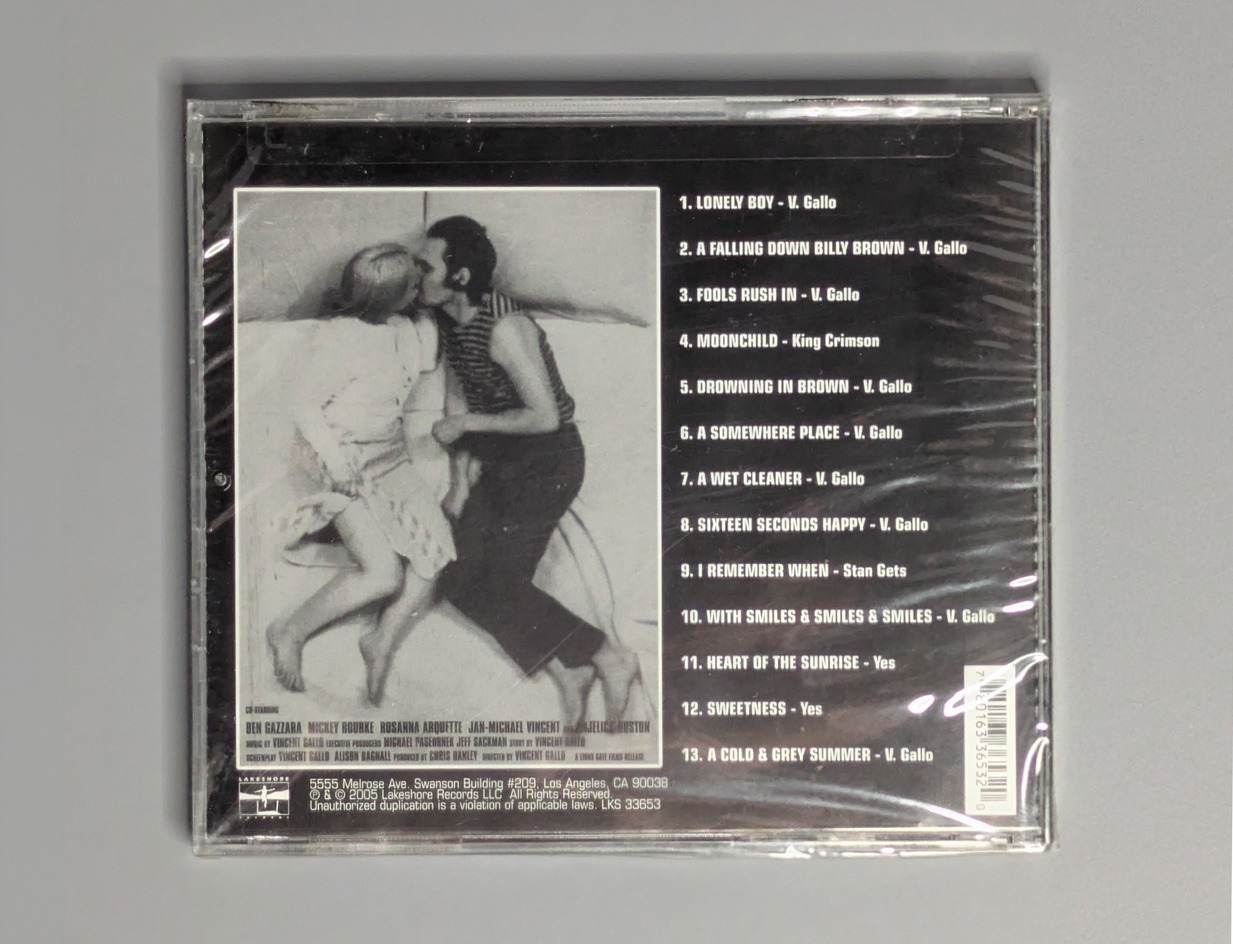 Vincent Gallo Buffalo 66 Original Motion Picture Soundtrack CD
